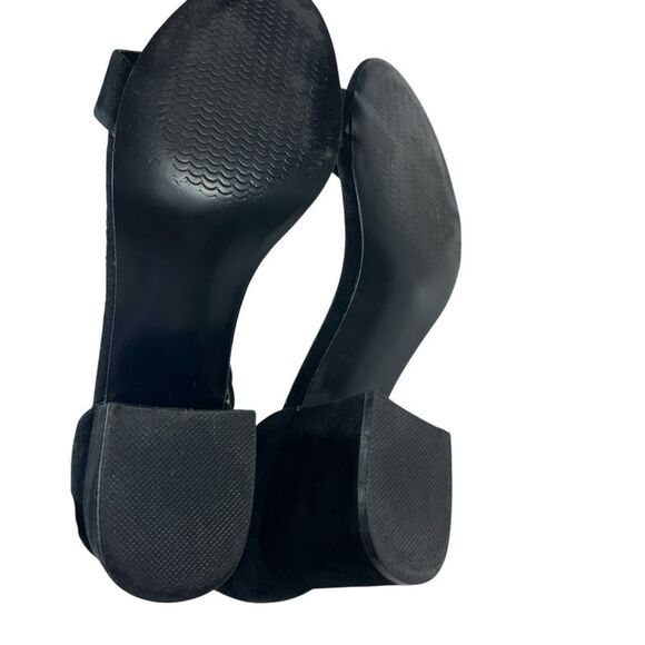 Steve Madded Black Suede Block Heel Irenne Sandal, 10 - Picture 10 of 10